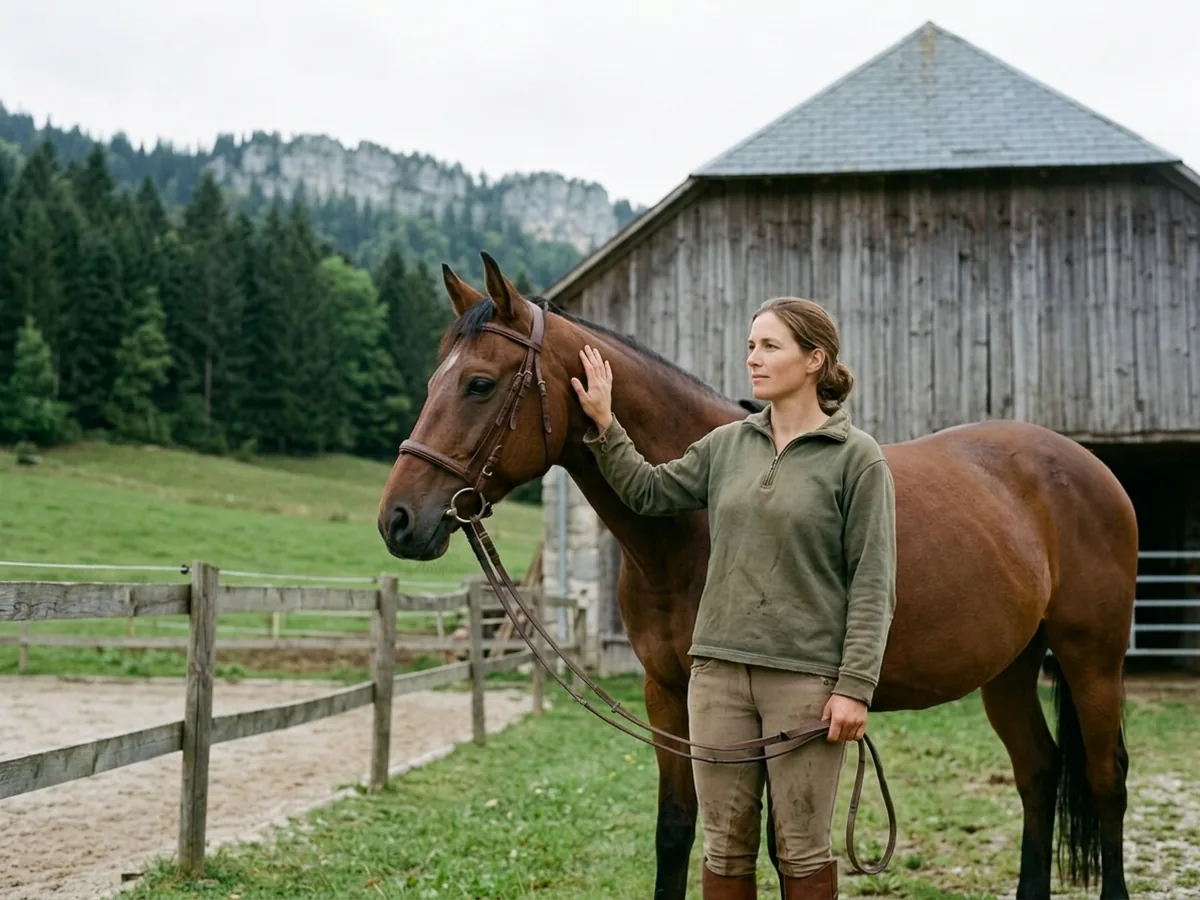 Cours d'équitation à Groisy, Haute-Savoie