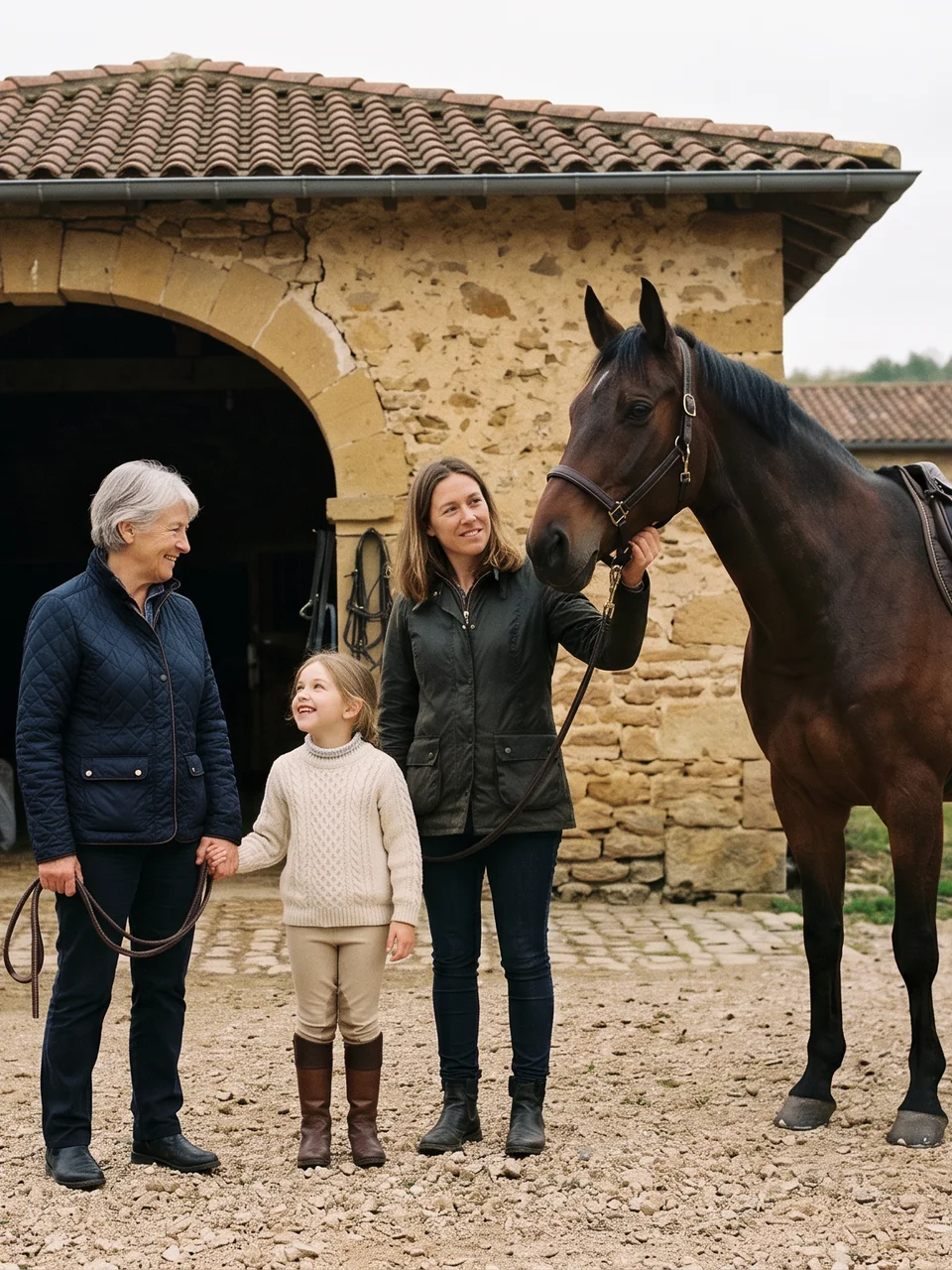 L'équipe, Les Écuries de Plein Sud, centre équestre à Groisy